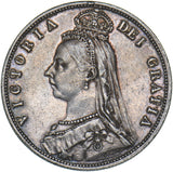 1887 Halfcrown - Victoria British Silver Coin - Nice