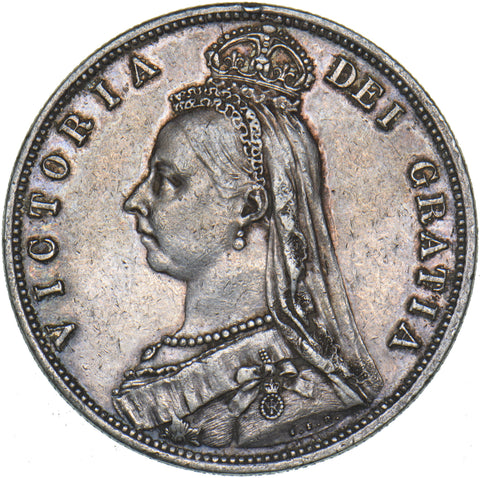 1887 Halfcrown - Victoria British Silver Coin - Nice