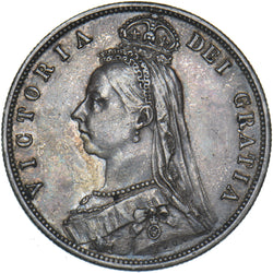 1887 Halfcrown - Victoria British Silver Coin - Nice