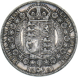 1891 Halfcrown - Victoria British Silver Coin