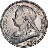 1893 Halfcrown - Victoria British Silver Coin - Superb
