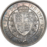 1893 Halfcrown - Victoria British Silver Coin - Superb