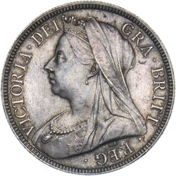 1896 Halfcrown - Victoria British Silver Coin - Very Nice