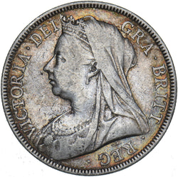 1898 Halfcrown - Victoria British Silver Coin