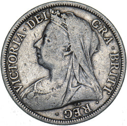 1899 Halfcrown - Victoria British Silver Coin