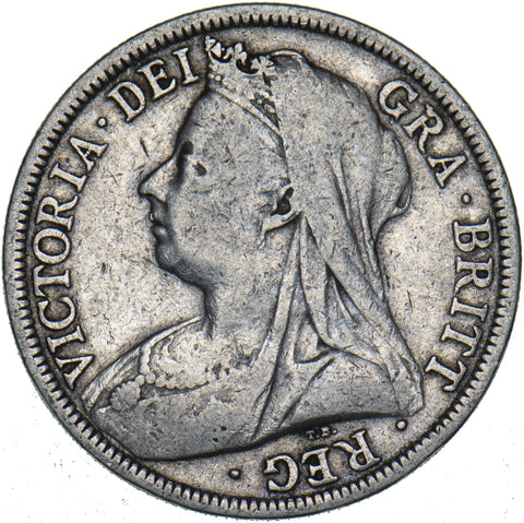 1899 Halfcrown - Victoria British Silver Coin