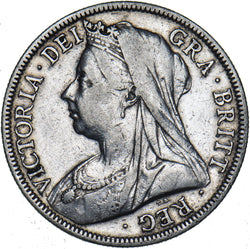 1899 Halfcrown - Victoria British Silver Coin