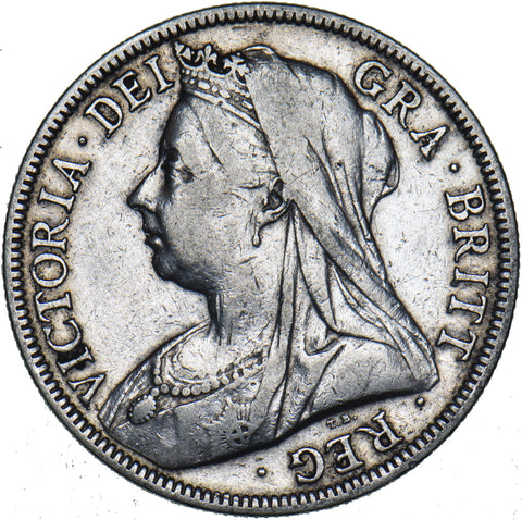 1899 Halfcrown - Victoria British Silver Coin