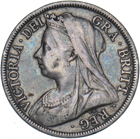 1901 Halfcrown - Victoria British Silver Coin