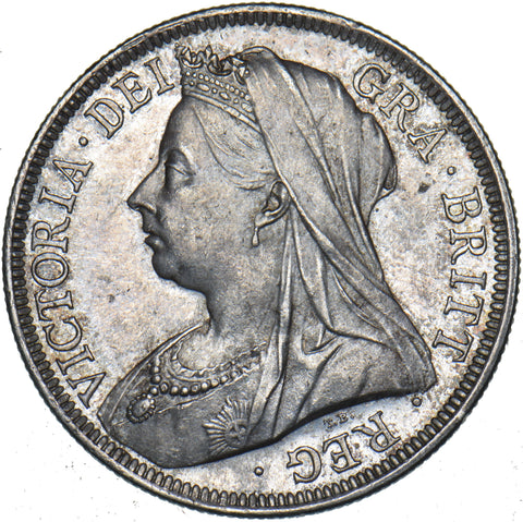 1901 Halfcrown - Victoria British Silver Coin - Superb