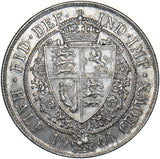1901 Halfcrown - Victoria British Silver Coin - Superb