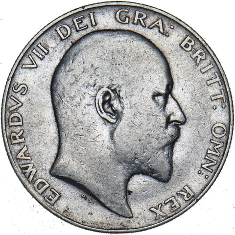 1904 Halfcrown - Edward VII British Silver Coin