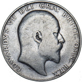 1906 Halfcrown - Edward VII British Silver Coin