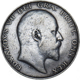 1908 Halfcrown - Edward VII British Silver Coin