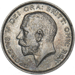 1914 Halfcrown - George V British Silver Coin - Very Nice