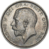 1914 Halfcrown - George V British Silver Coin - Very Nice