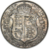 1914 Halfcrown - George V British Silver Coin - Very Nice