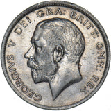 1914 Halfcrown - George V British Silver Coin - Nice