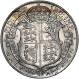 1914 Halfcrown - George V British Silver Coin - Nice