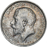 1916 Halfcrown - George V British Silver Coin - Nice