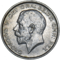 1917 Halfcrown - George V British Silver Coin - Very Nice