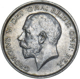 1917 Halfcrown - George V British Silver Coin - Very Nice