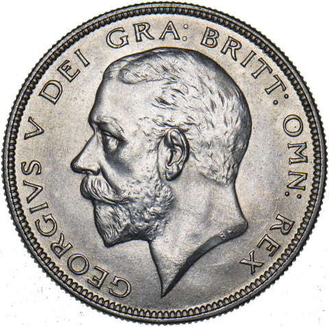 1928 Halfcrown - George V British Silver Coin - Superb