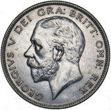 1929 Halfcrown - George V British Silver Coin - Very Nice