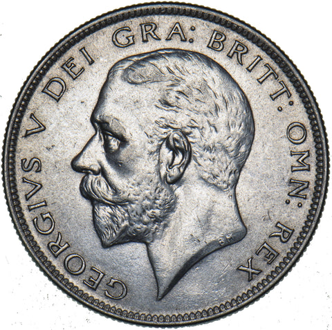 1929 Halfcrown - George V British Silver Coin - Very Nice