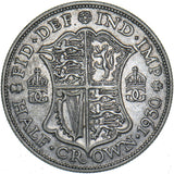 1930 Halfcrown - George V British Silver Coin - Nice