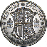 1933 Halfcrown - George V British Silver Coin - Superb