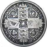 1849 Godless Florin - Victoria British Silver Coin