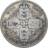 1852 Gothic Florin - Victoria British Silver Coin