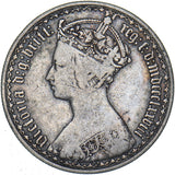 1878 Gothic Florin (Die no. 14) - Victoria British Silver Coin