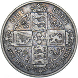 1878 Gothic Florin (Die no. 14) - Victoria British Silver Coin
