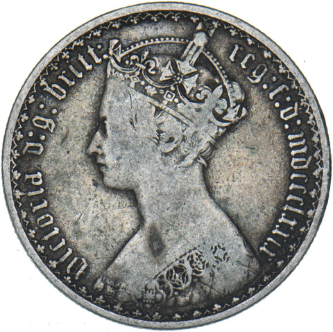 1879 Gothic Florin - Victoria British Silver Coin