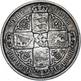 1883 Gothic Florin - Victoria British Silver Coin