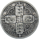 1883 Gothic Florin - Victoria British Silver Coin