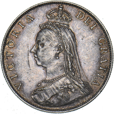 1887 Florin - Victoria British Silver Coin - Nice