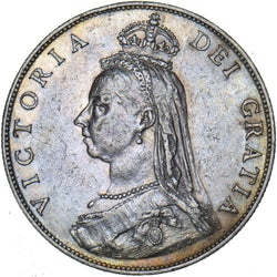 1887 Florin - Victoria British Silver Coin - Nice