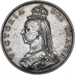 1887 Florin - Victoria British Silver Coin - Very Nice