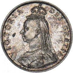 1887 Florin - Victoria British Silver Coin - Very Nice