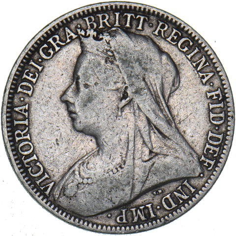 1900 Florin - Victoria British Silver Coin