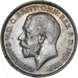 1917 Florin - George V British Silver Coin - Nice
