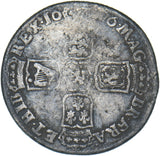 1696 Shilling - William III British Silver Coin