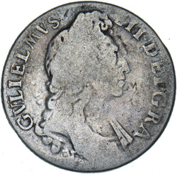 1697 N Shilling (Norwich Mint) - William III British Silver Coin