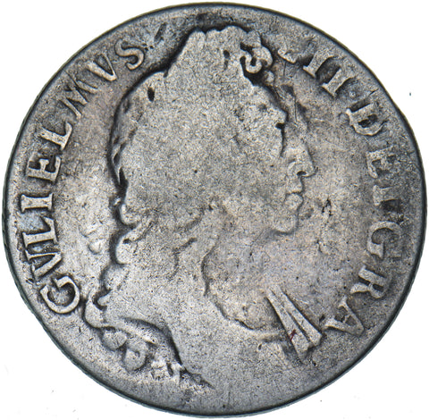 1697 N Shilling (Norwich Mint) - William III British Silver Coin