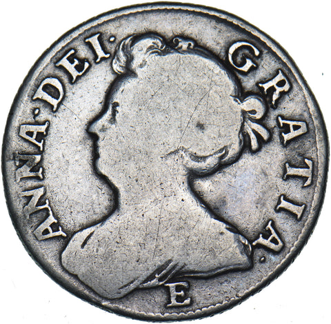1707 E Shilling (Edinburgh Mint) - Anne British Silver Coin