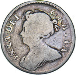 1707 Shilling (Plumes) - Anne British Silver Coin