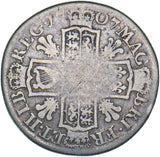 1707 Shilling (Plumes) - Anne British Silver Coin